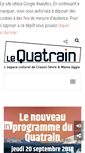Mobile Screenshot of lequatrain.fr