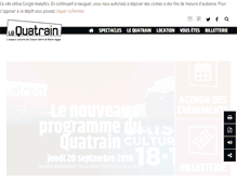 Tablet Screenshot of lequatrain.fr